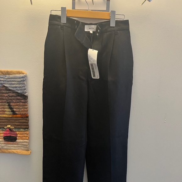 KOTN - Port Trousers Black - sz 0 - Picture 1 of 3